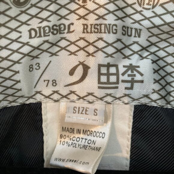 VINTAGE Diesel rising sun trench coat - Picture 4 of 4